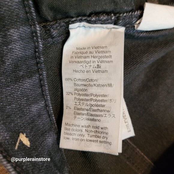 Madewell Jeans 27 Skinny 10" High Rise Eclipse Wash AC134 Tummy Control Stretch - Picture 6 of 13